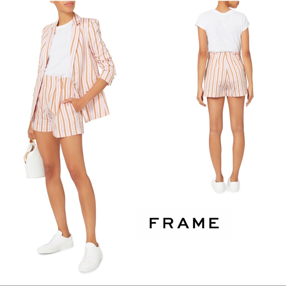 Frame Candy Pin Striped Shorts